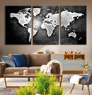World Map Wall Art Canvas Print – Framed Wall Art for by MyGreatCanvas | Canvas Wall Art Prints | Photo Prints & Wall Decor