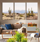 Desert Cactus Canvas Wall Art – Serene Southwestern Arizona by MyGreatCanvas | Canvas Wall Art Prints | Photo Prints & Wall Decor