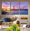Golden Gate Bridge Wall Art Canvas Print – Framed San by MyGreatCanvas | Canvas Wall Art Prints | Photo Prints & Wall Decor
