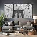 Large Brooklyn Bridge Wall Art Canvas Print