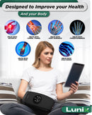 LX3 Carpal Tunnel & Wrist Pain Relief Device, Heated Air Compression Hand Massager, Charcoal Black
