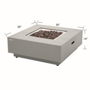 Propane Fire Pit Table Outdoor 50,000 BTU Firepits for Outside CSA Certified