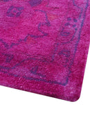 Custom Made Overdyed Pink Traditional Oushak Hand Tufted Wool Area Rug