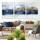 Abstract Mountain Range Art Canvas Print | 3 Panel by MyGreatCanvas | Canvas Wall Art Prints | Photo Prints & Wall Decor