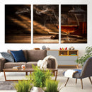 Whiskey and Cigar Wall Art Canvas Print by MyGreatCanvas | Canvas Wall Art Prints | Photo Prints & Wall Decor