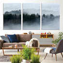 Autumn and Misty Trees in the Forest Wall Art Canvas Print, by MyGreatCanvas | Canvas Wall Art Prints | Photo Prints & Wall Decor