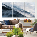 Foggy Forest Wall Art Canvas Print – Misty Mountain by MyGreatCanvas | Canvas Wall Art Prints | Photo Prints & Wall Decor