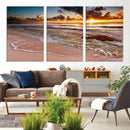 Sunset on Ocean Wall Art Canvas Print by MyGreatCanvas | Canvas Wall Art Prints | Photo Prints & Wall Decor