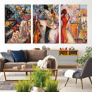 Abstract Afro American Jazz Canvas Wall Art | Music-Inspired by MyGreatCanvas | Canvas Wall Art Prints | Photo Prints & Wall Decor