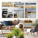 Abstract Painting Canvas Wall Art Print Paint Drip Art Brush