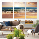 Serene Beach Path Canvas Art, Giclee Canvas Print with