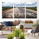 Recovery Road Wall Art Canvas Print