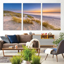 Sunrise On The Beach Wall Art Canvas Print