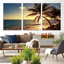 Sunset Palm Trees Wall Art Canvas Print by MyGreatCanvas | Canvas Wall Art Prints | Photo Prints & Wall Decor