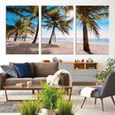 Palm Beach Tropical Island Wall Art Canvas Print by MyGreatCanvas | Canvas Wall Art Prints | Photo Prints & Wall Decor