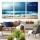 Majestic Ocean Wave Wall Art Canvas | 3 Panel Large Seascape by MyGreatCanvas | Canvas Wall Art Prints | Photo Prints & Wall Decor