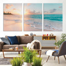 Beach Wall Art - Stunning Ocean Sunset Canvas Print with