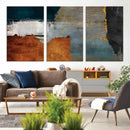 Modern Abstract Canvas Art Canvas Print - Framed and Ready