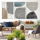 Canvas Print Wall Art Abstract Art Boho, Framed Boho Decor