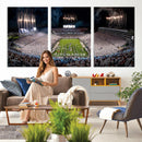 Penn State Football Wall Art Canvas Print – Framed Stadium