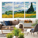 Wheatfield With Cypresses By Van Gogh Painting Wall Art