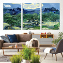 Olive Trees Van Gogh Wall Art Canvas Print