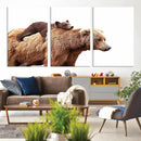Mother and Baby Bear Canvas Wall Art - Adorable Wildlife by MyGreatCanvas | Canvas Wall Art Prints | Photo Prints & Wall Decor