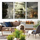 Pirate Ship War Wall Art Canvas Print by MyGreatCanvas | Canvas Wall Art Prints | Photo Prints & Wall Decor