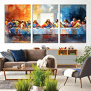 Abstract Watercolor The Last Supper Wall Art by MyGreatCanvas | Canvas Wall Art Prints | Photo Prints & Wall Decor