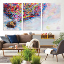 Don't Look Up Movie Canvas Wall Art - Vibrant Floating House
