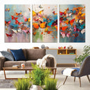 Abstract Butterfly Wall Art Canvas Print