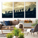 Fellowship Journey Wall Art – Fantasy Adventure Canvas Print by MyGreatCanvas | Canvas Wall Art Prints | Photo Prints & Wall Decor