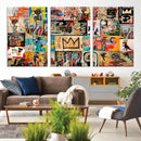 Abstract Art Collage Wall Art Canvas Print – Framed, Ready