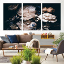 Pink Peonies Flowers Large Canvas Art Print
