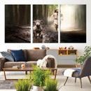 Jesus Canvas Wall Art - Jesus Running After Lost Lamb, by MyGreatCanvas | Canvas Wall Art Prints | Photo Prints & Wall Decor