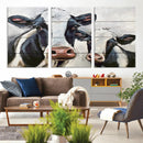 Vintage Baby and Mom Cattle Wall Art Canvas Print by MyGreatCanvas | Canvas Wall Art Prints | Photo Prints & Wall Decor