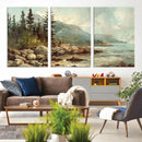 Abstract Acadia National Park Wall Art Canvas Print -