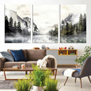 Yosemite Valley Wall Art Canvas Print – Framed and Ready to