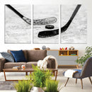 Winter Ice Hockey Sport Canvas Wall Art Print - Hockey Wall by MyGreatCanvas | Canvas Wall Art Prints | Photo Prints & Wall Decor