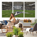 Dallas Cowboys Football Team Print - Arlington AT&T Stadium
