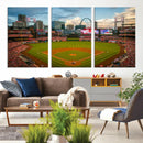Busch Stadium Wall Art Print | St. Louis Cardinals Baseball by MyGreatCanvas | Canvas Wall Art Prints | Photo Prints & Wall Decor
