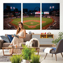 St. Louis Cardinals Baseball Team Print - Busch Stadium Wall