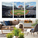 New York Mets Baseball Team Print - Citi Field Stadium Wall