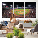 Fenway Park Wall Art Canvas Print | Large Baseball Stadium