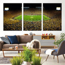 Stadium in Michigan Wall Art Canvas Print, Framed American