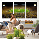 Stadium in Michigan Wall Art Canvas Print, Framed American