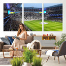 Tottenham Hotspur Stadium Canvas Print, Match Day Triple
