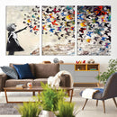 Banksy Graffiti Wall Art Canvas Print: Girl Releasing