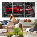 Ferrari Pit Stop Canvas Wall Art – Precision and Speed