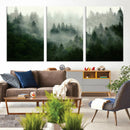 Misty Forest Wall Art – Tranquil Green Woodland Canvas by MyGreatCanvas | Canvas Wall Art Prints | Photo Prints & Wall Decor